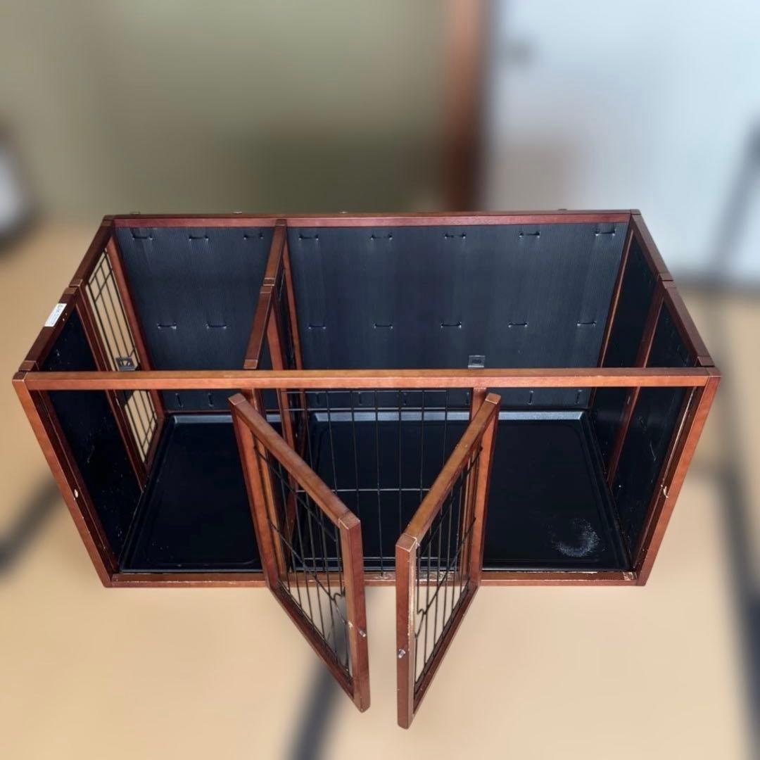 折り畳み木製犬用ケージ 12年程前6万で購入 静岡市取りに来てくれる方限定です