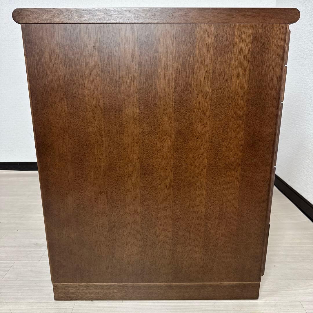 【展示品】カリモク 5段チェスト 脇机 袖机 デスクワゴン オーク i1※