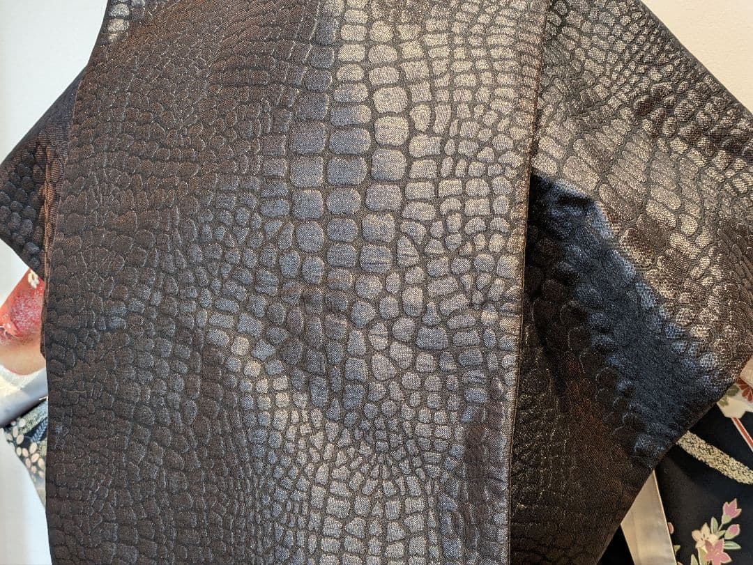 Kyoka様 振袖フルセット 身丈169裄65 豪華振袖 金彩 暈し染め 黒