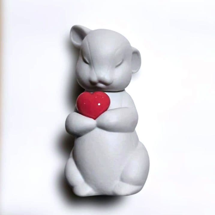 リヤドロ(LLADRÓ) パフィー(惜しまぬ愛/ウサギ) 磁器人形 置物箱無し