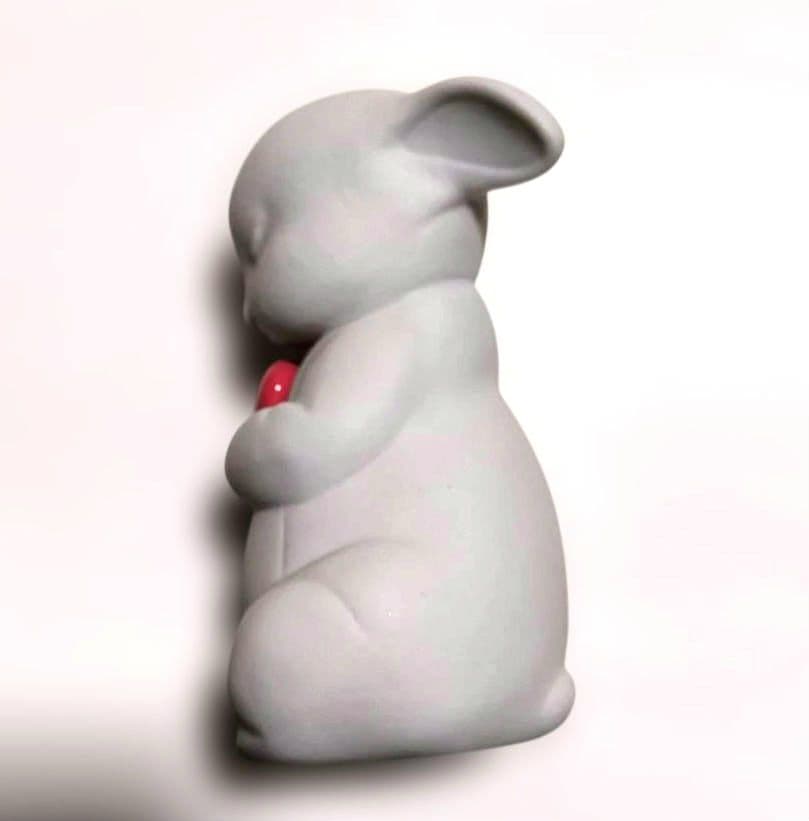 リヤドロ(LLADRÓ) パフィー(惜しまぬ愛/ウサギ) 磁器人形 置物箱無し
