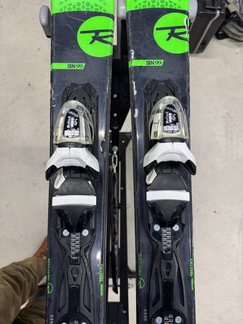 て*り様 Rossignol SIN 99 スキー板 グリーン/ブラック　③