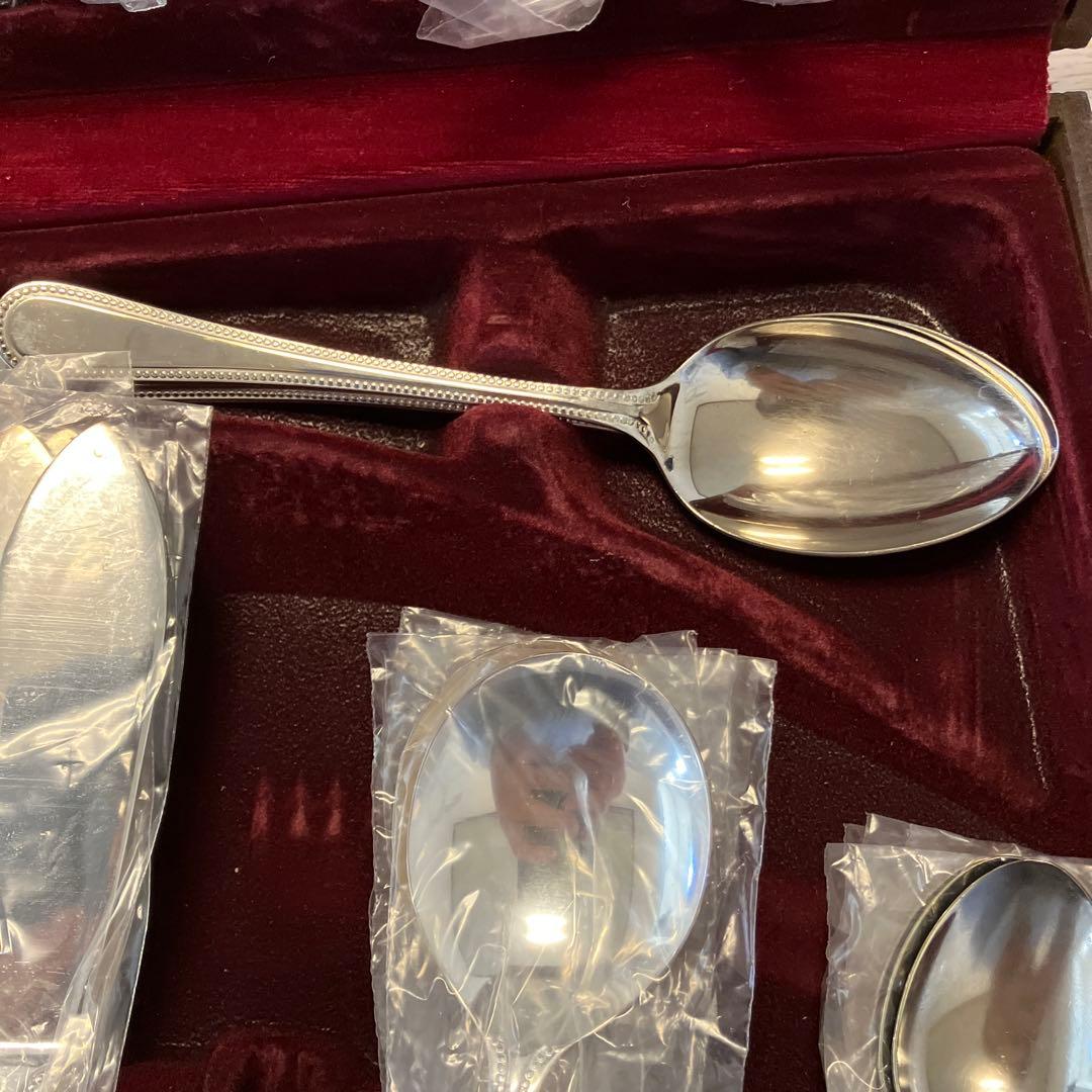 LATHAM & OWEN イギリス シルバー アンティーク カトラリー セット