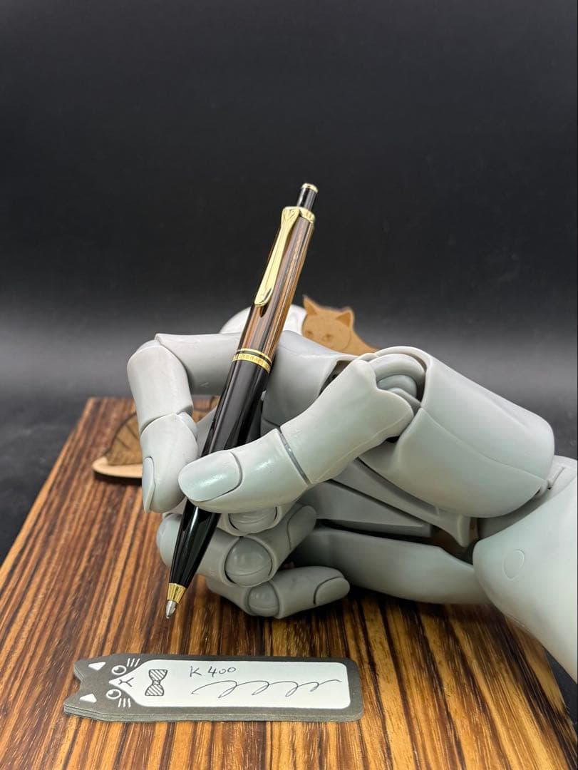 PELIKAN ボールペン K400 茶縞