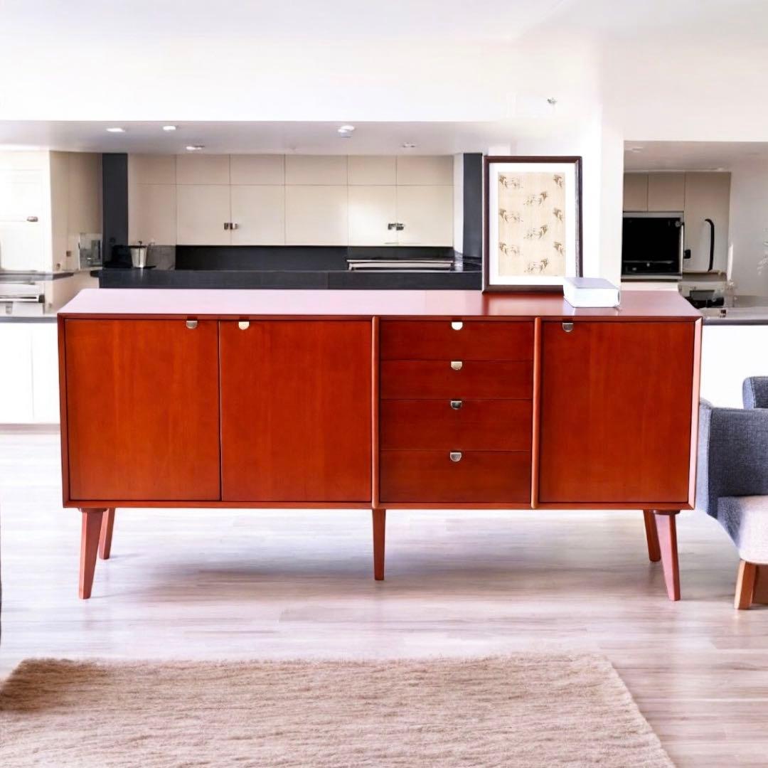 F 新品 160cm リビングボード キャビネット 北欧 ホテル仕様 収納