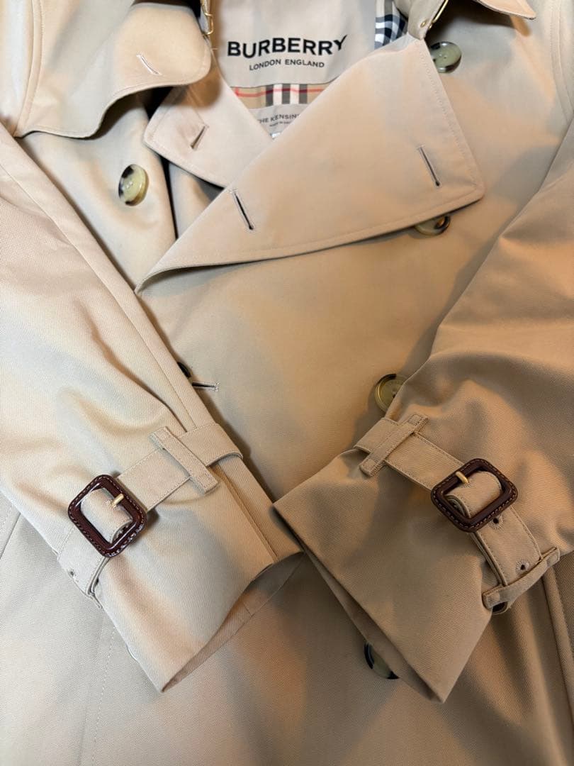 【美品】今だけ！半額 バーバリー ケンジントン トレンチコート ベージュ