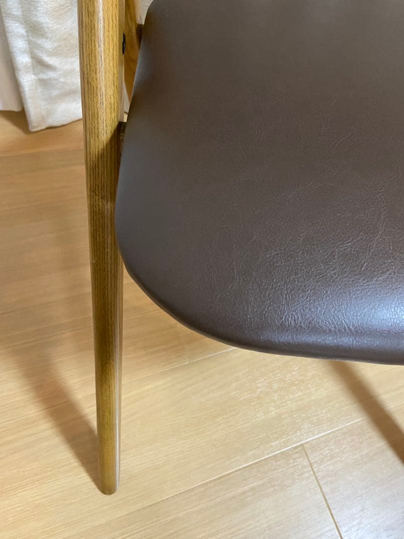 ICHIBA 木製　ナチュラル　チェア　折りたたみ　美品