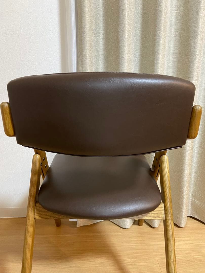 ICHIBA 木製　ナチュラル　チェア　折りたたみ　美品