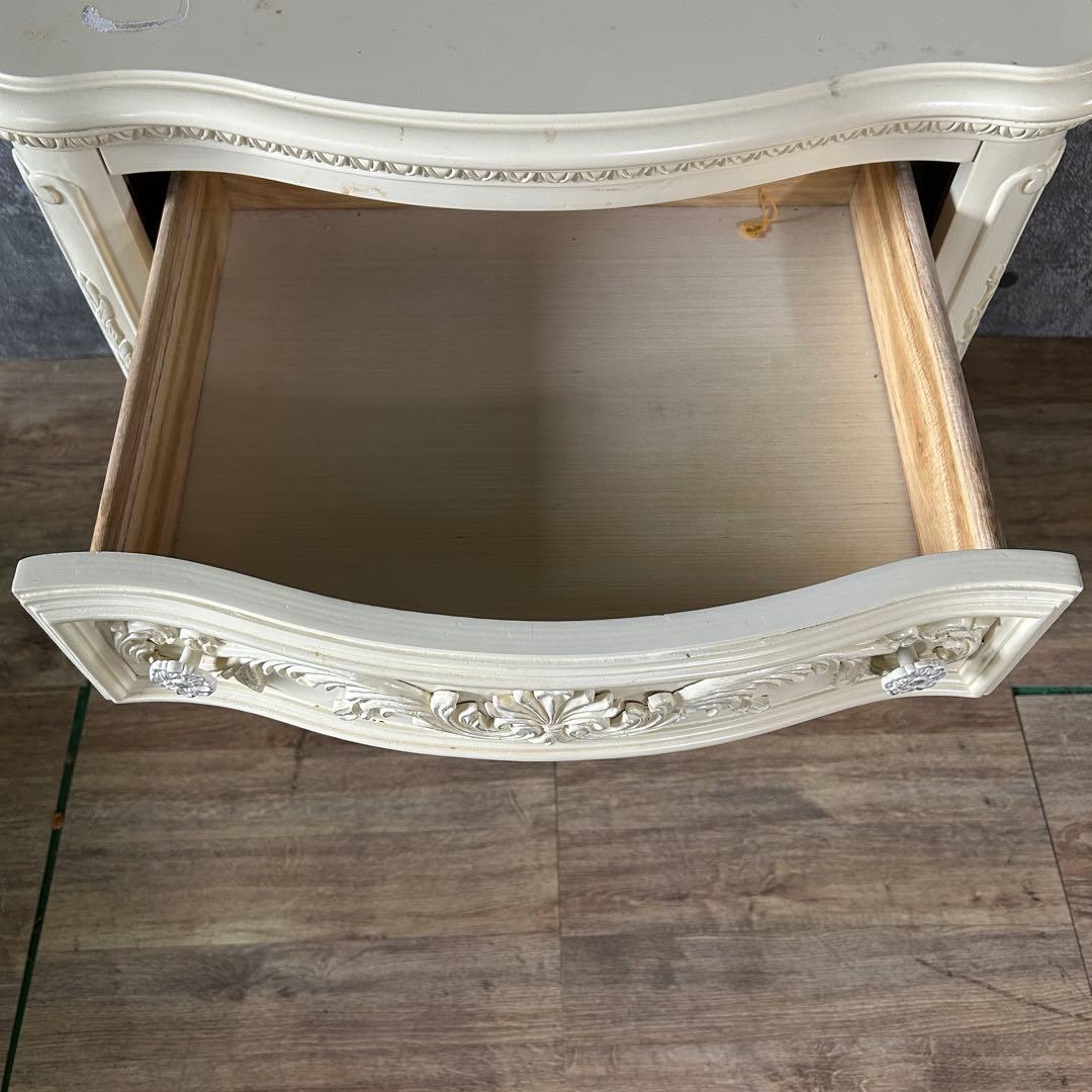 ꧁クラシック家具꧂3段チェスト フレンチ ロココ 姫系 たんす タンス 箪笥