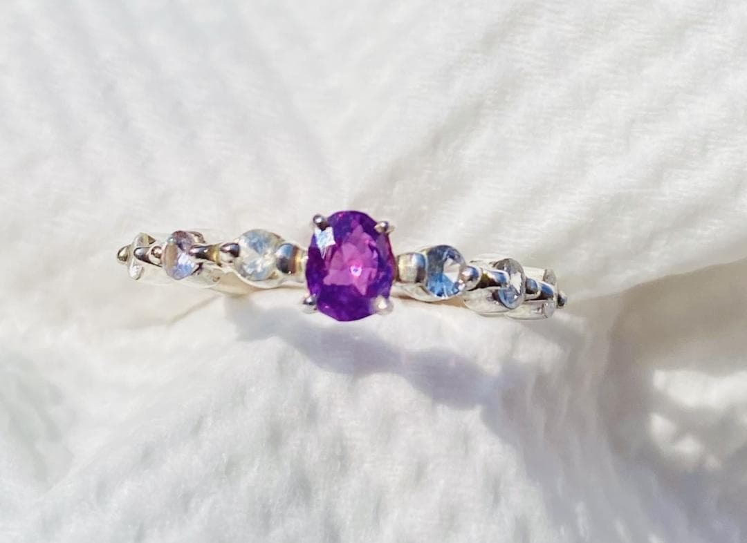 Ring-PinkSapphire 天然ピンクサファイアリング 1.64g