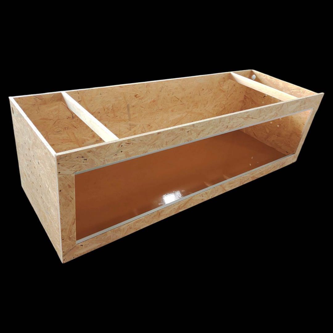 爬虫類ケージ 80×40×40㎝ 金網左寄せ