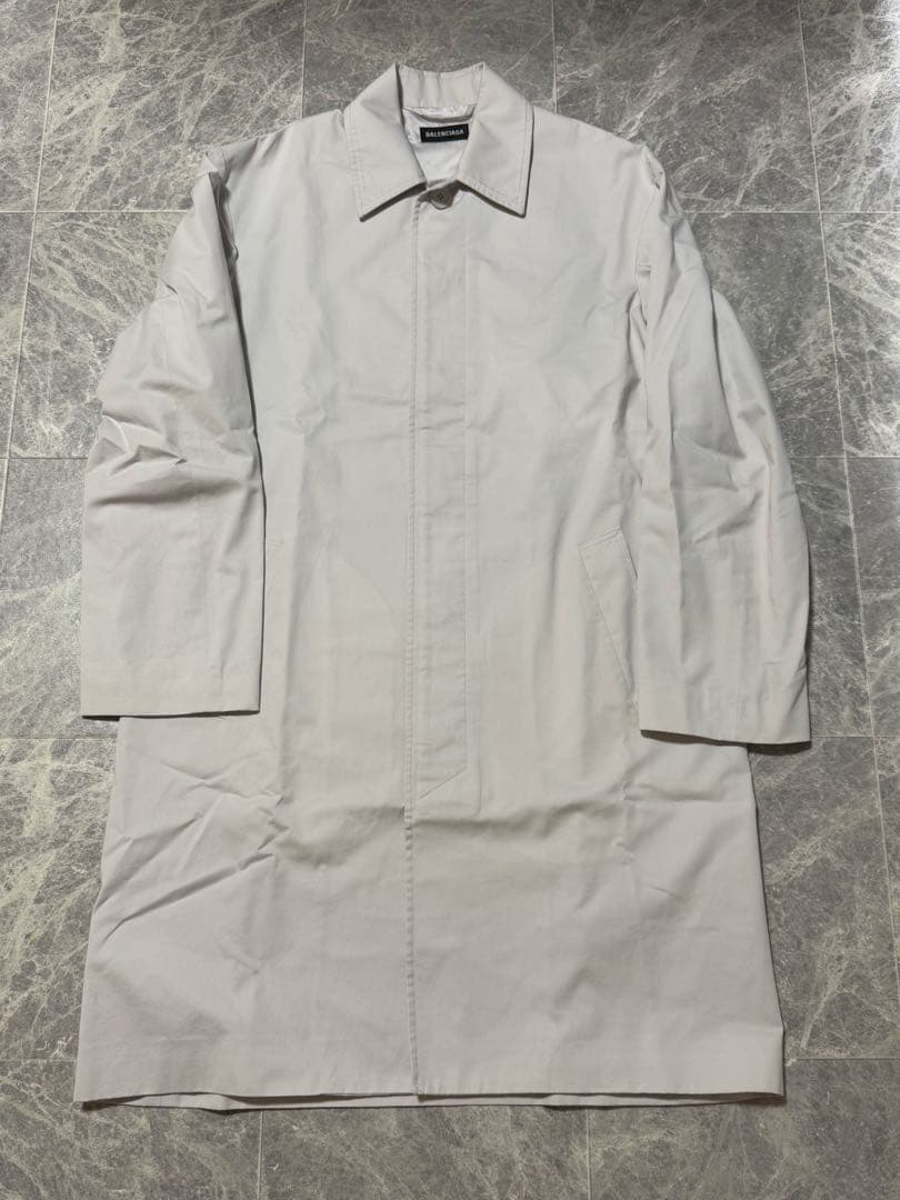 BALENCIAGA 2023SS バレンシアガ ステンカラーコート ロゴ 44