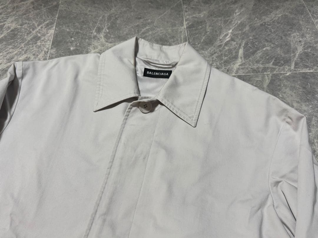 BALENCIAGA 2023SS バレンシアガ ステンカラーコート ロゴ 44