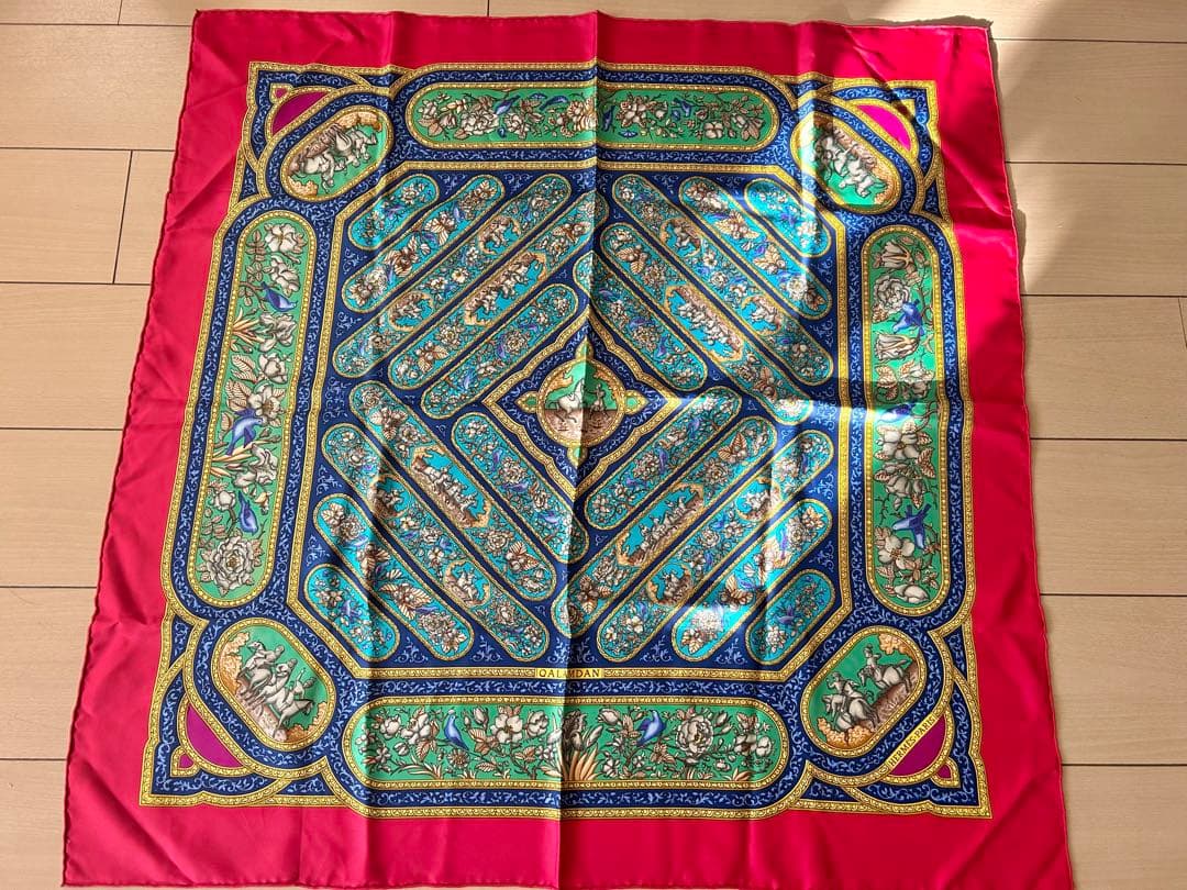 【HERMES】【QALAMDAN】エルメス『カレ90 カラムダン』 スカーフ