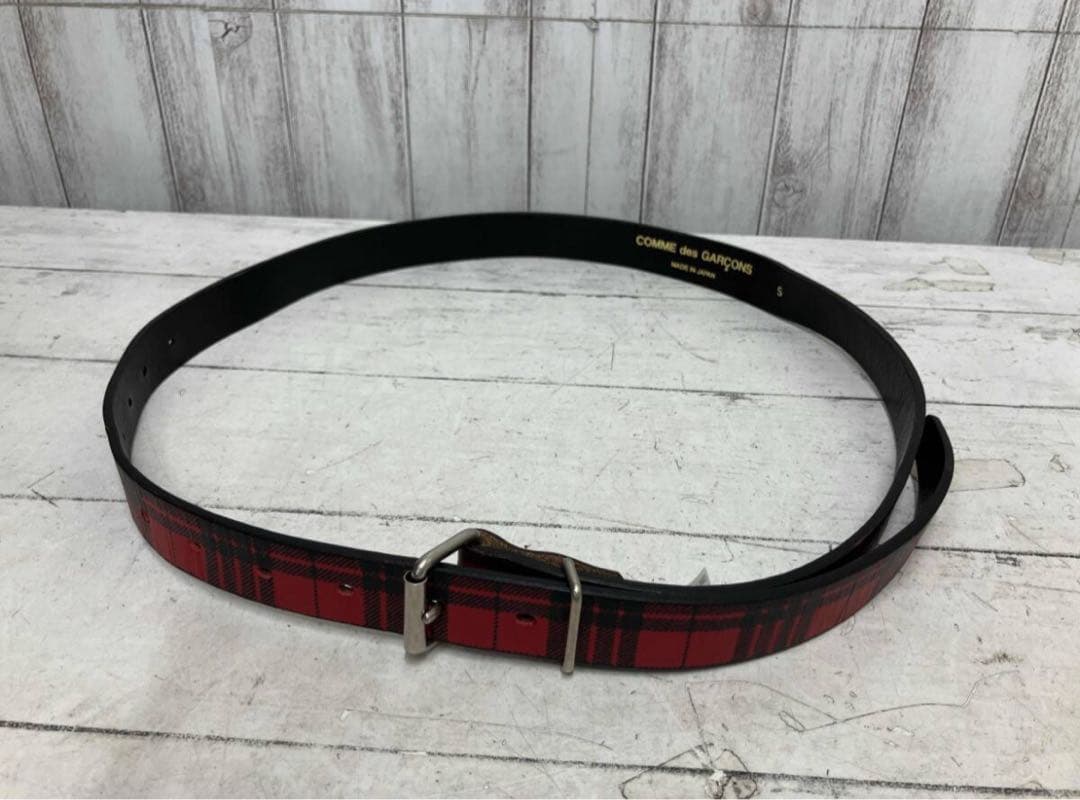 希少 ✨コムデギャルソン チェックベルト