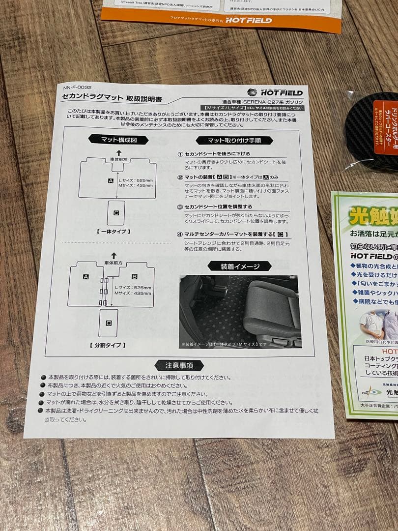 断捨離Nissan Serena C27 フロアマット Lサイズ新品未使用