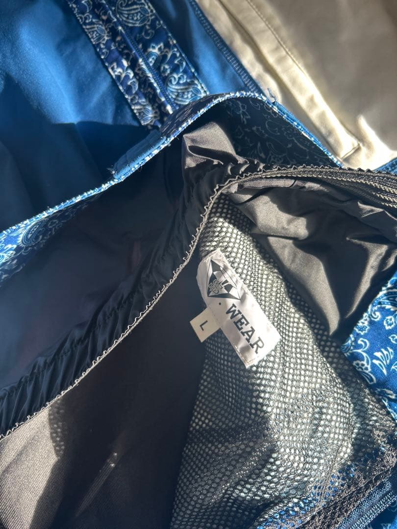 超極品！S-WEAR ウェア　L上下セット　スノーボード　男女兼用　ペイズリー