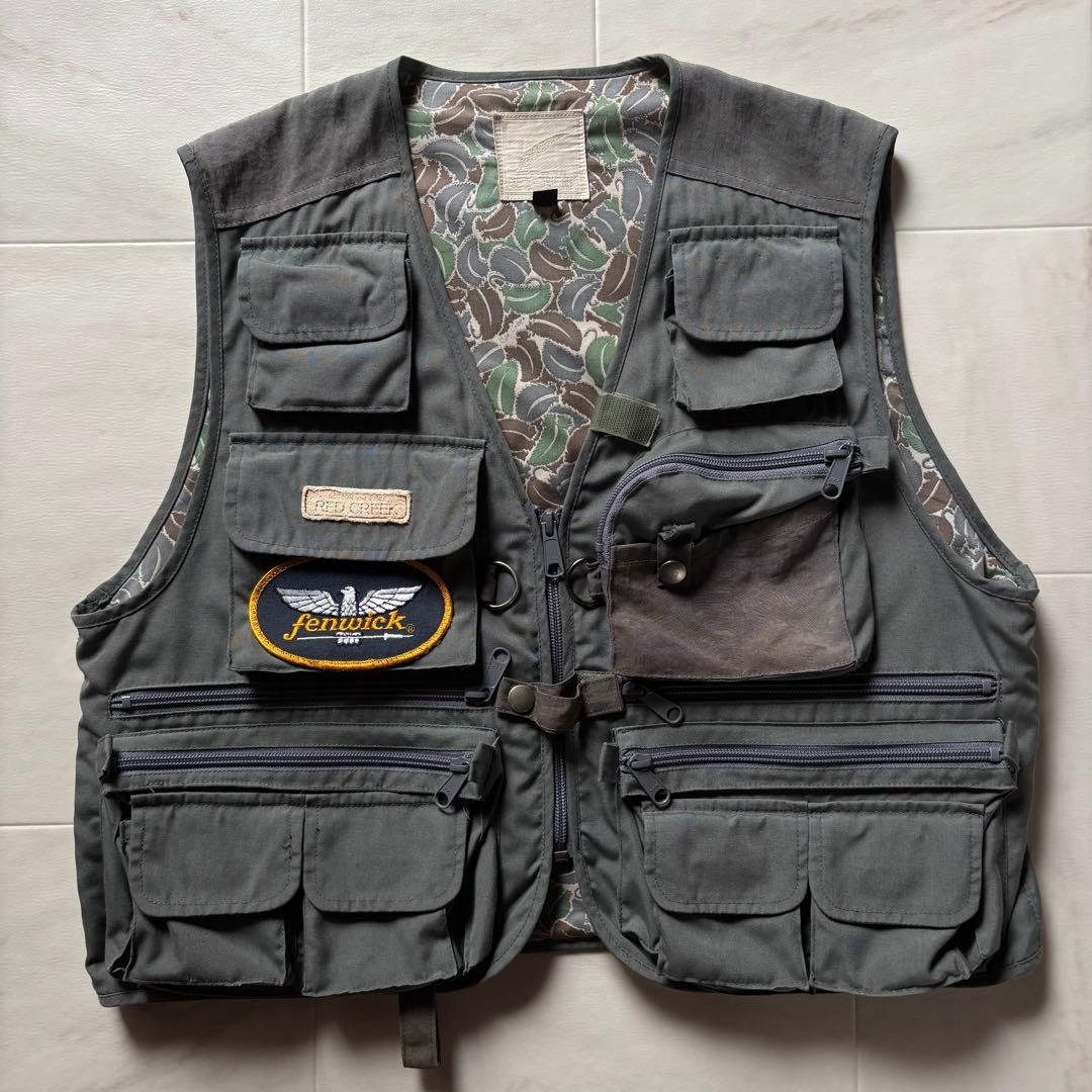 フォックスファイヤー レッドクリーク プライマリーベスト 裏地迷彩柄 旧タグ L
