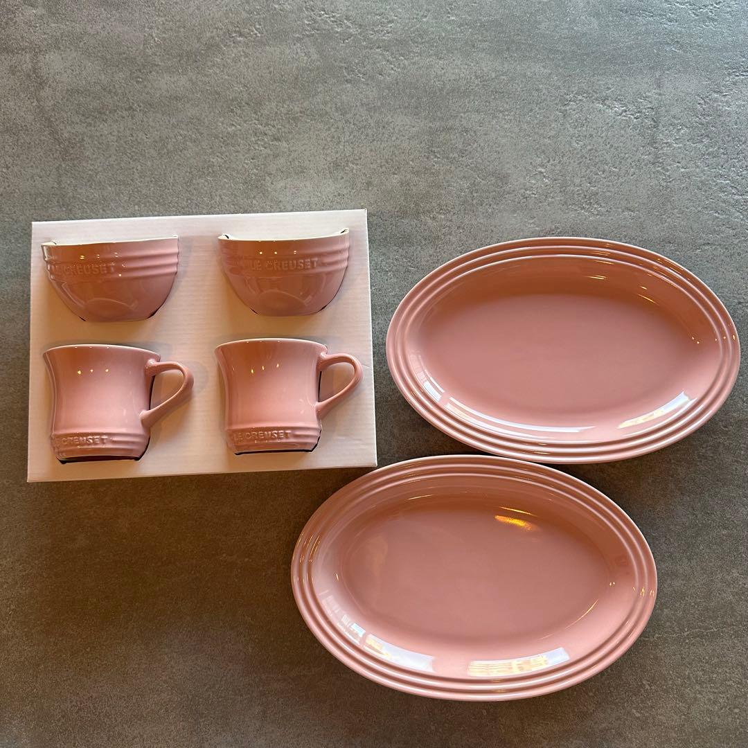 LE CREUSET ピンク食器セット 6点