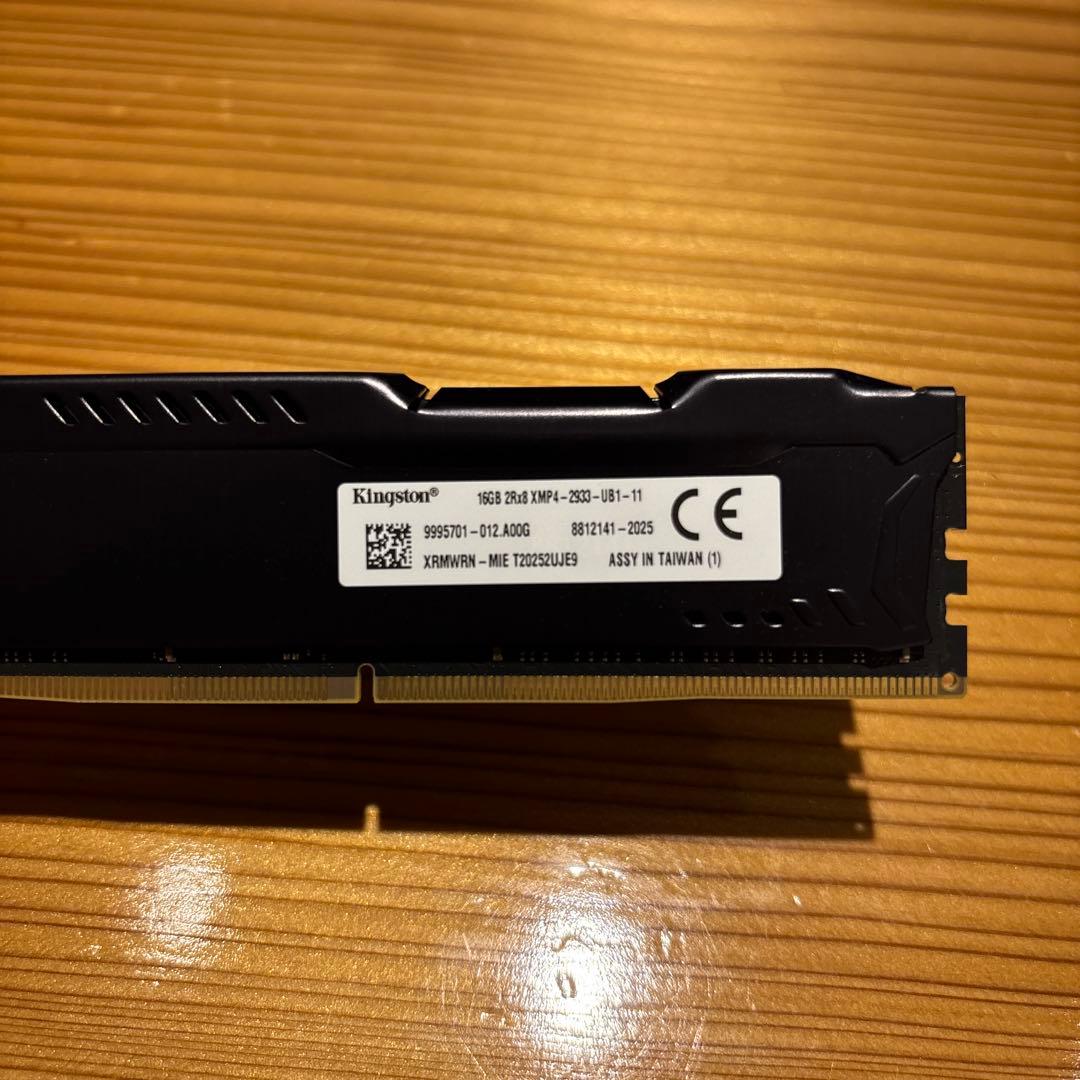 H*C様 HyperX® FURY DDR4 2933MHz XMP 16GBx