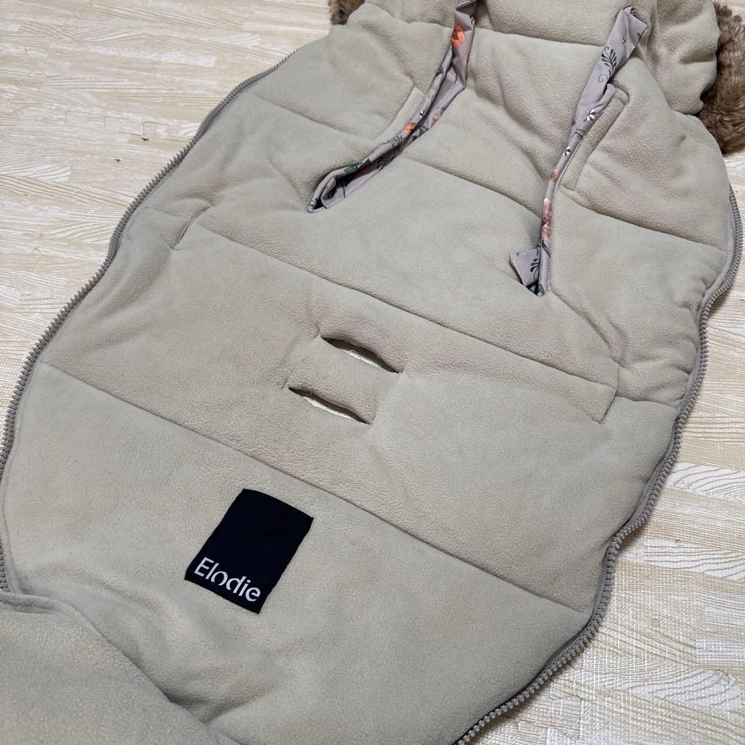 美品　エロディ　Elodie フットマフ　花柄　防寒カバー