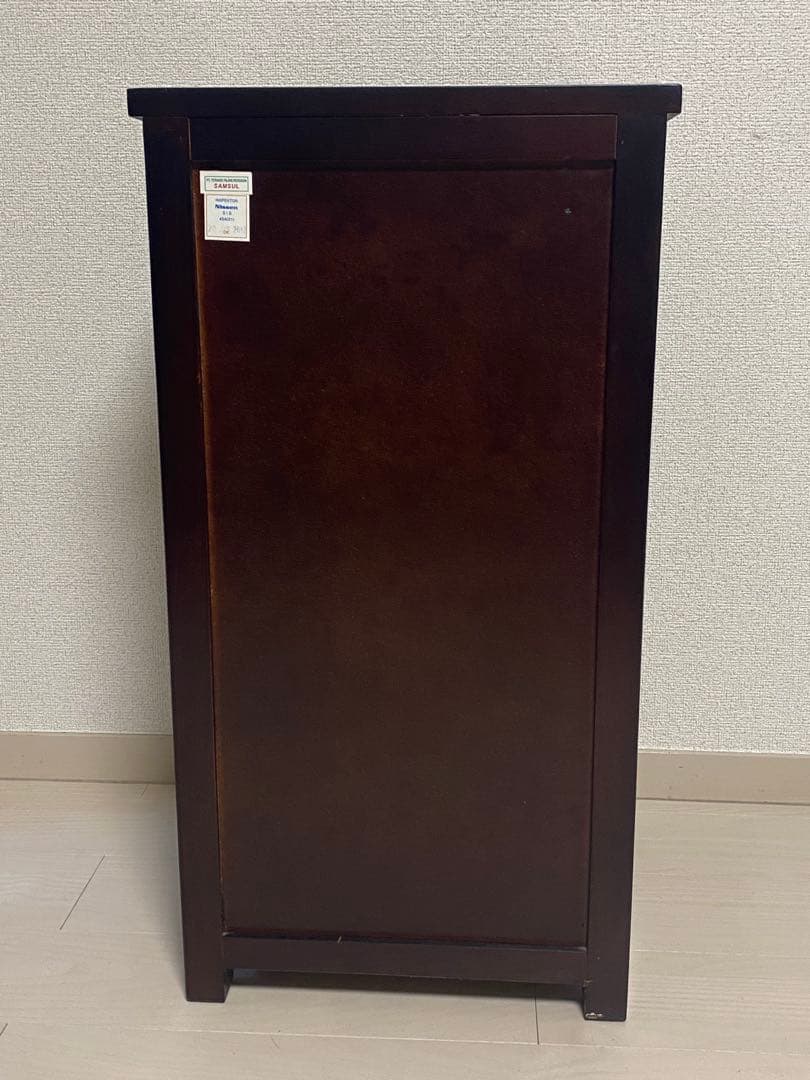 ニッセン　アジア風 レトロ　籐家具 ラタン チェスト　縦型 引き出し4個