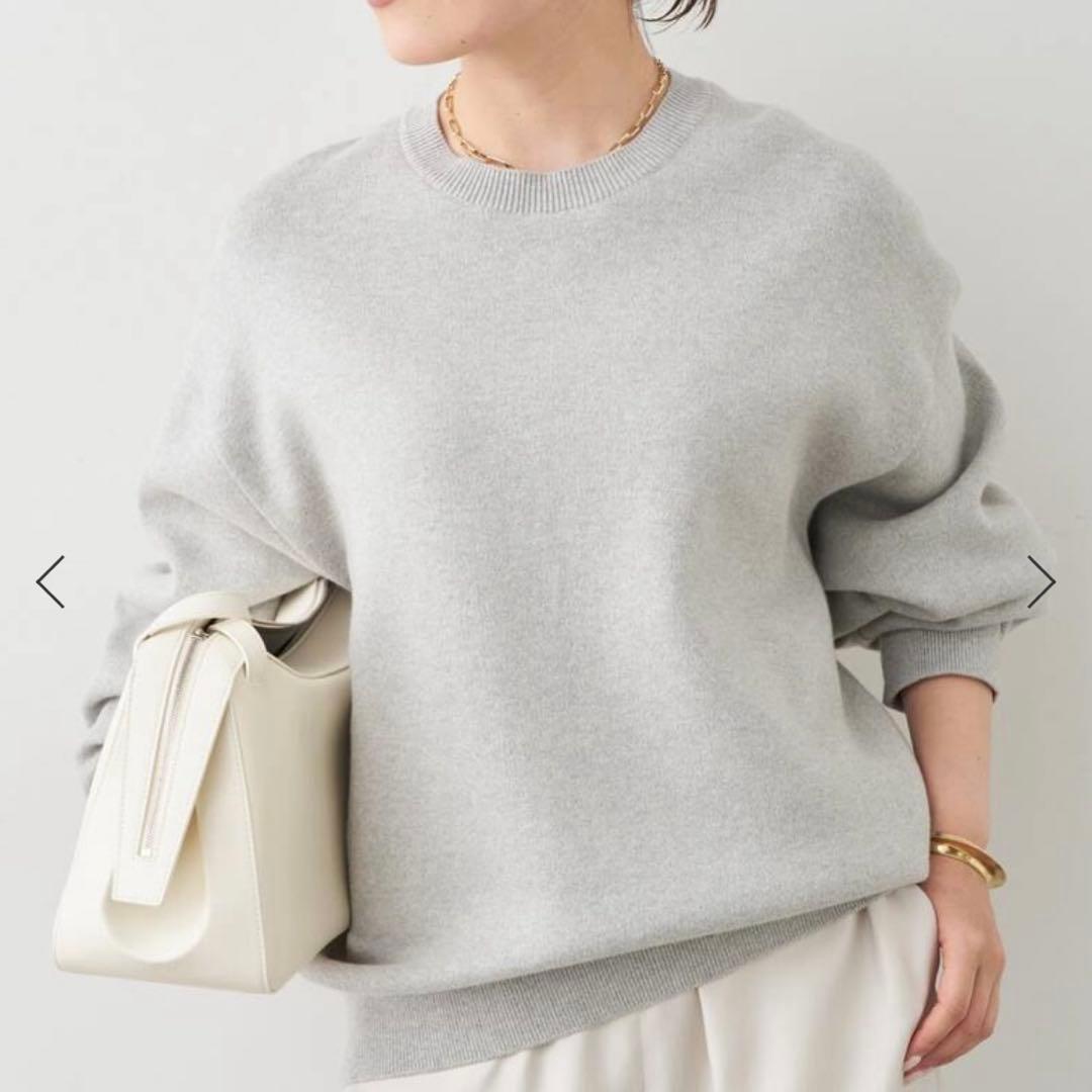 【新品未使用タグ付】SMOOTH TOP クルーネック プルオーバー グレー