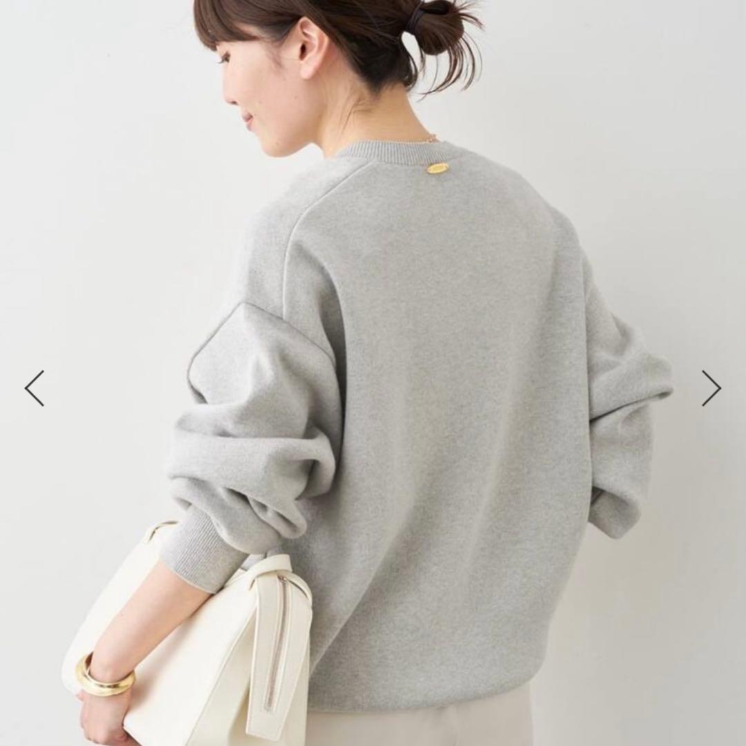 【新品未使用タグ付】SMOOTH TOP クルーネック プルオーバー グレー