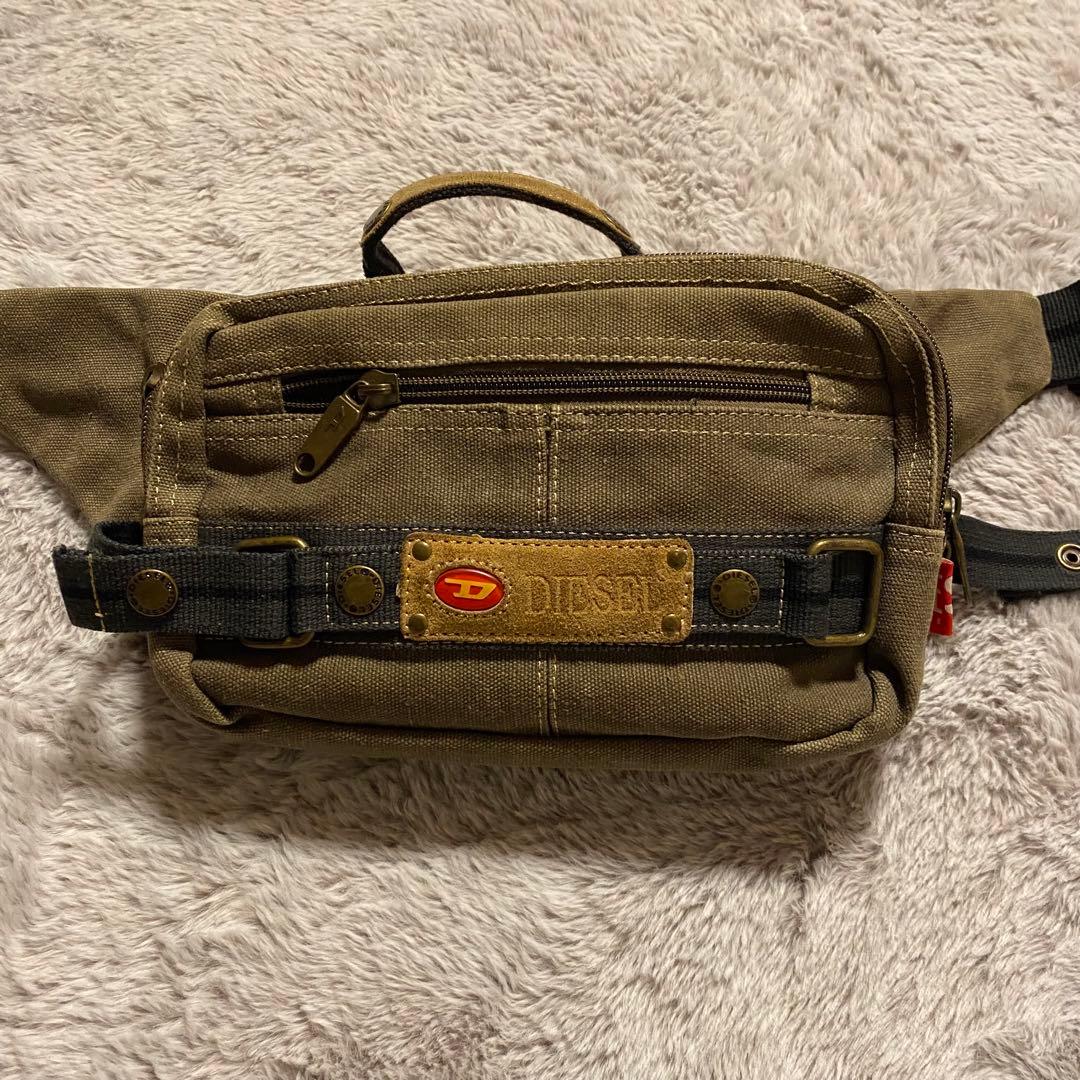 バッグ y2k 00s diesel body bag army