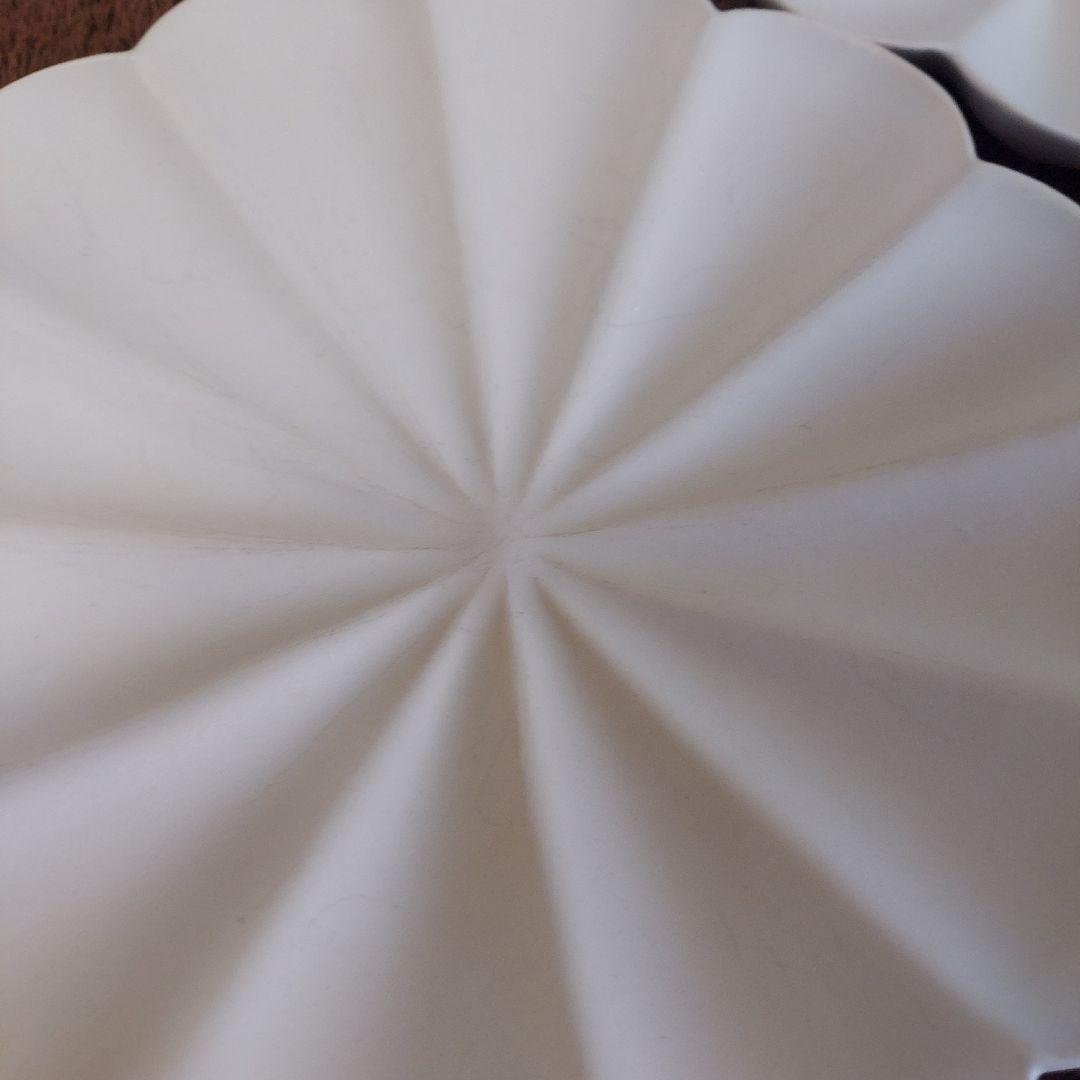 臼杵焼 輪花十二弁浅鉢 白 計８枚 新品３枚 使用済５枚 セット