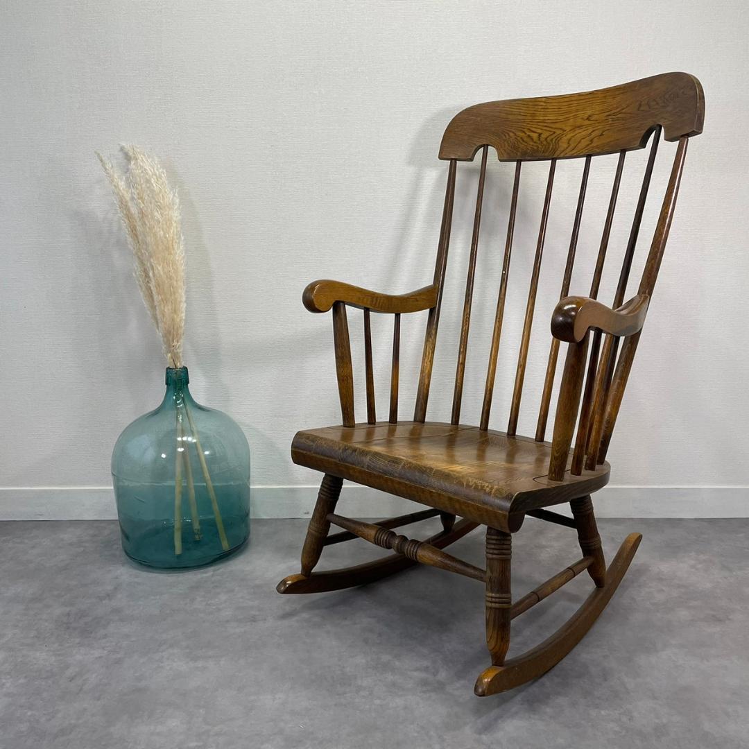 ヴィンテージ ロッキングチェア 飛騨産業 キツツキマーク 旧ロゴ ビンテージ