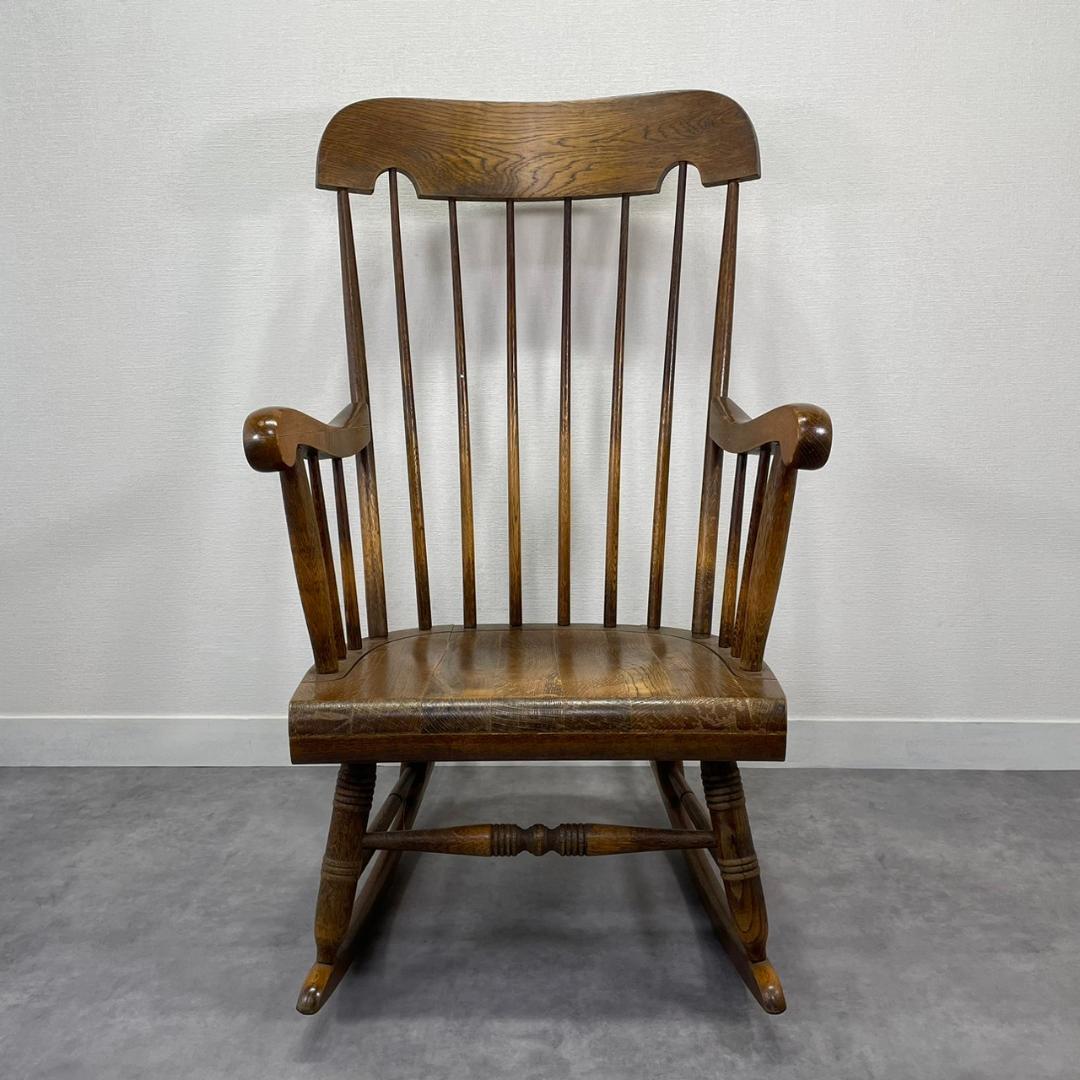 ヴィンテージ ロッキングチェア 飛騨産業 キツツキマーク 旧ロゴ ビンテージ