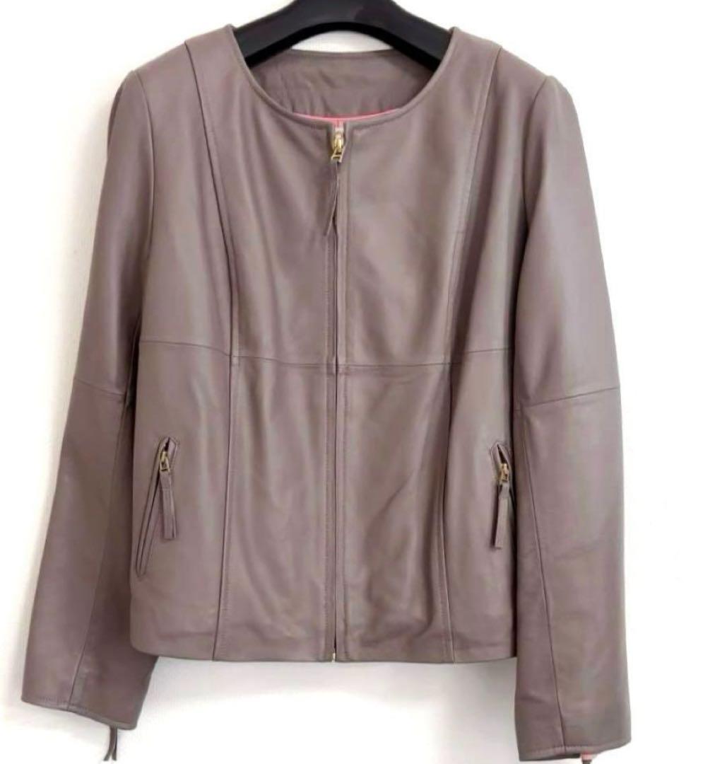 ローズティアラ　42 レザージャケット　新品タグ付き　定価50,600円