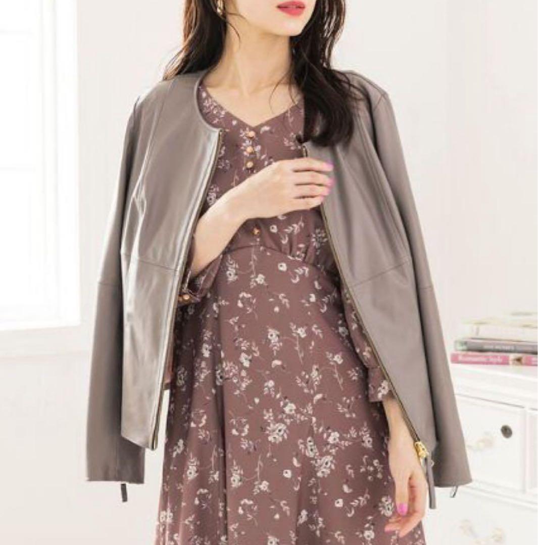 ローズティアラ　42 レザージャケット　新品タグ付き　定価50,600円