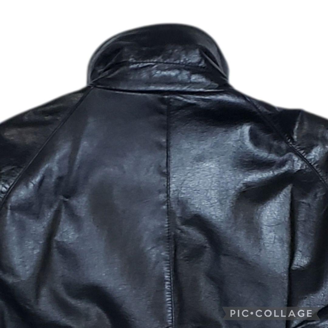 牛革　チンストラップ　Dポケット　短丈　レザージャケット G-1&A-2モチーフ