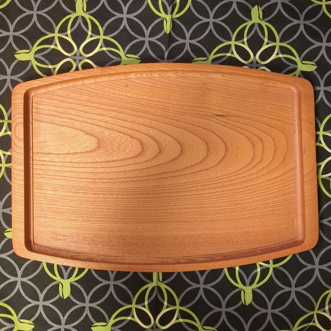 けやき　お盆　手作り木工