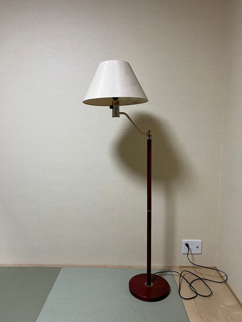 ③フロアスタンド　木製　首振り機能付