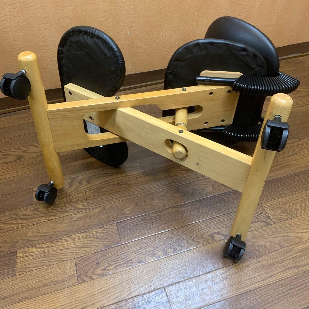 【宮武製作所】バランスチェア プロポーションチェア 背もたれ付き レザー調シート