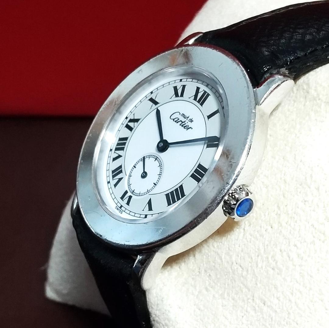 わい_2nd 品 【可動保証書付】カルティエ マストロンド