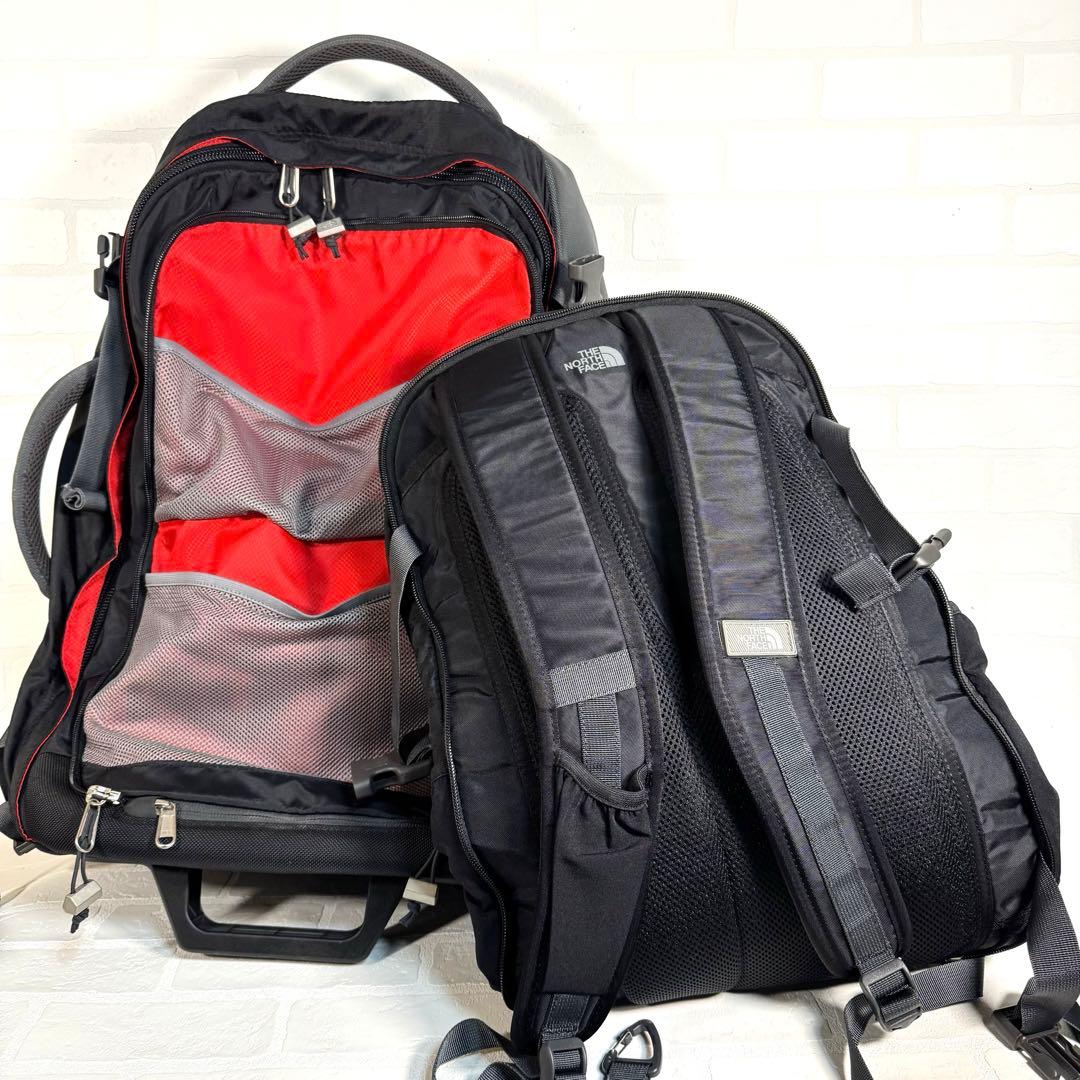 美品THE NORTH FACE ザ・ノースフェイスキャリーバック多機能使用可