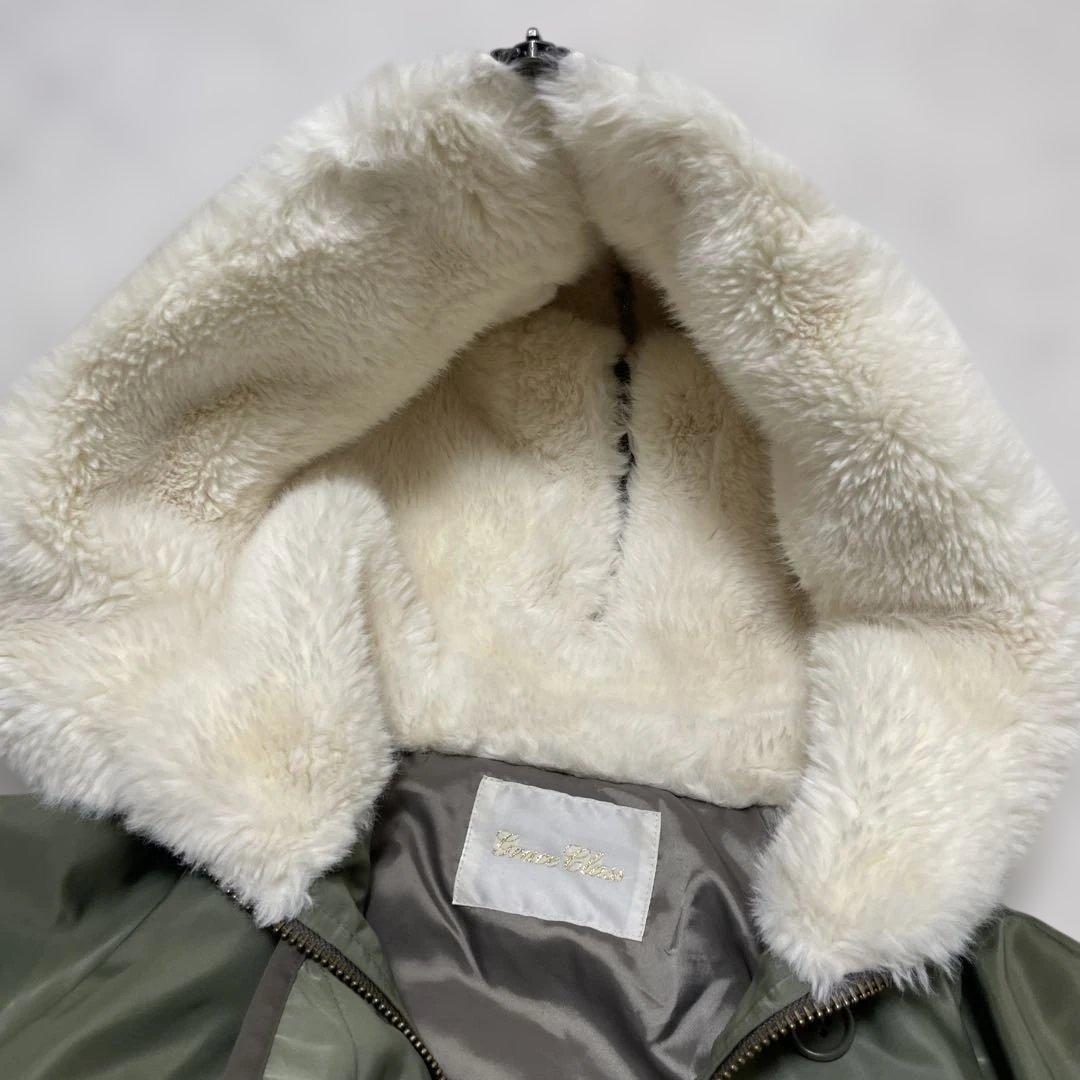 美品✨GRACE CLASS ボアフード ミリタリージャケット 上品カジュアル