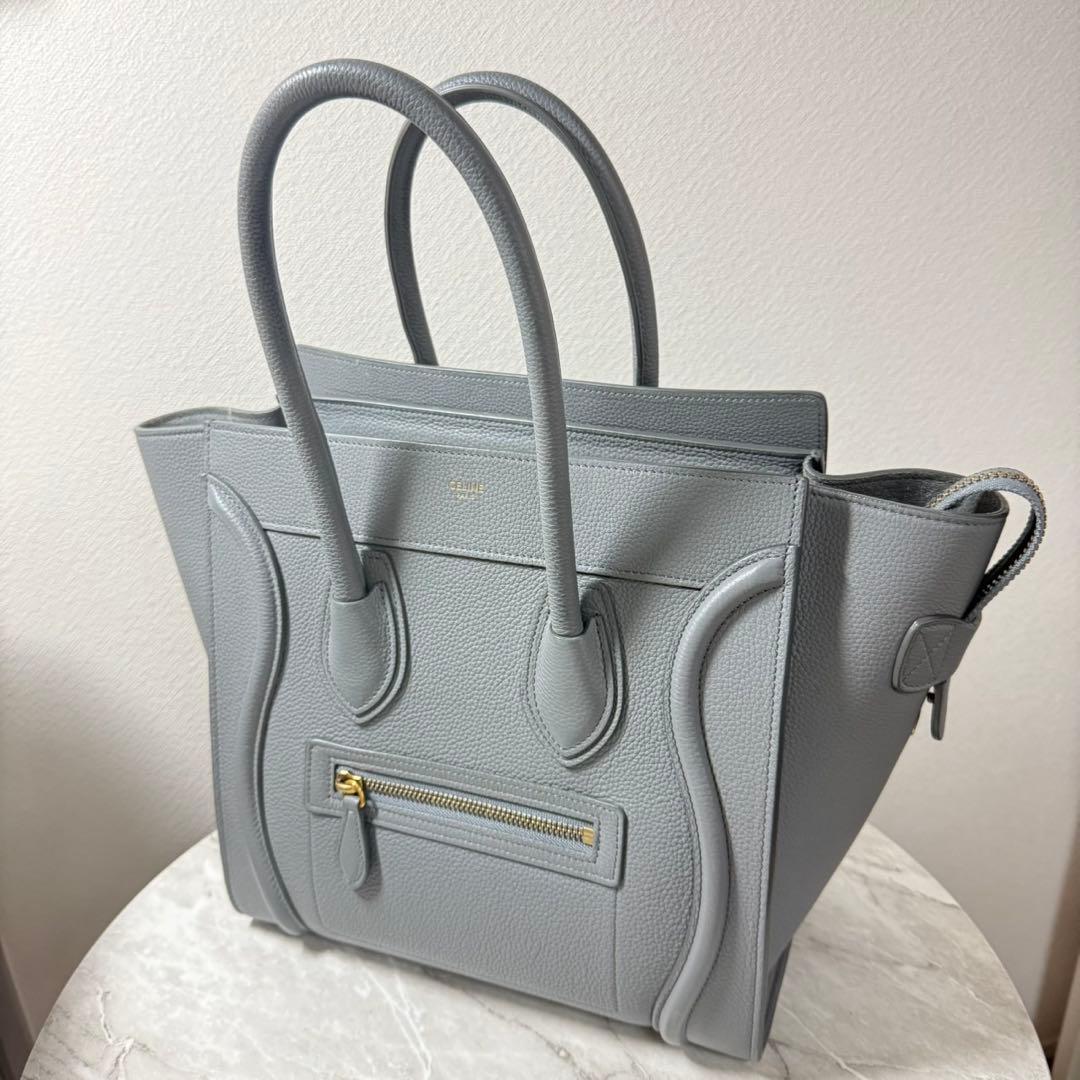 【Louise❤︎ 】CELINE ラゲージ マイクロショッパー ライトブル