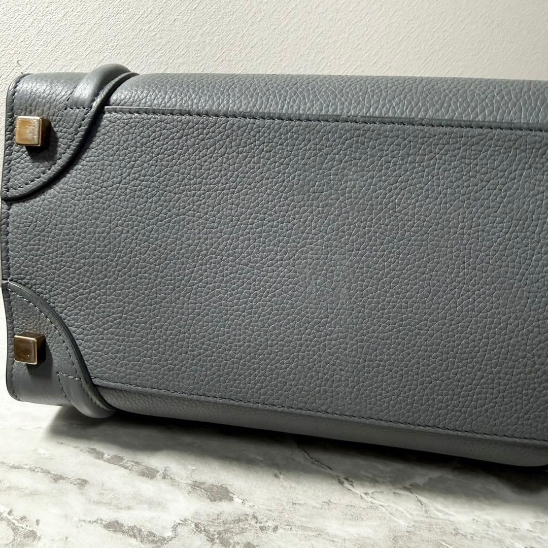 【Louise❤︎ 】CELINE ラゲージ マイクロショッパー ライトブル