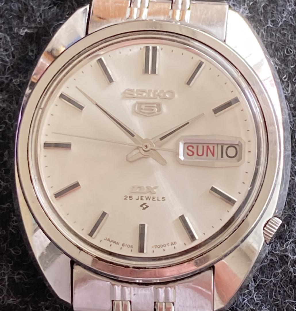 【まゆげ犬】1967 61系 SEIKO 5 DX 25石 純正ベルト