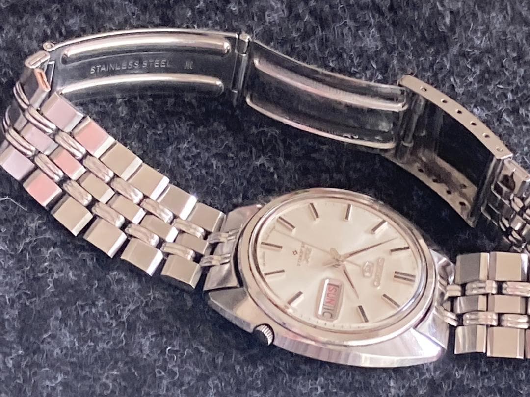 【まゆげ犬】1967 61系 SEIKO 5 DX 25石 純正ベルト