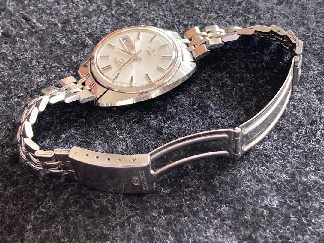 【まゆげ犬】1967 61系 SEIKO 5 DX 25石 純正ベルト