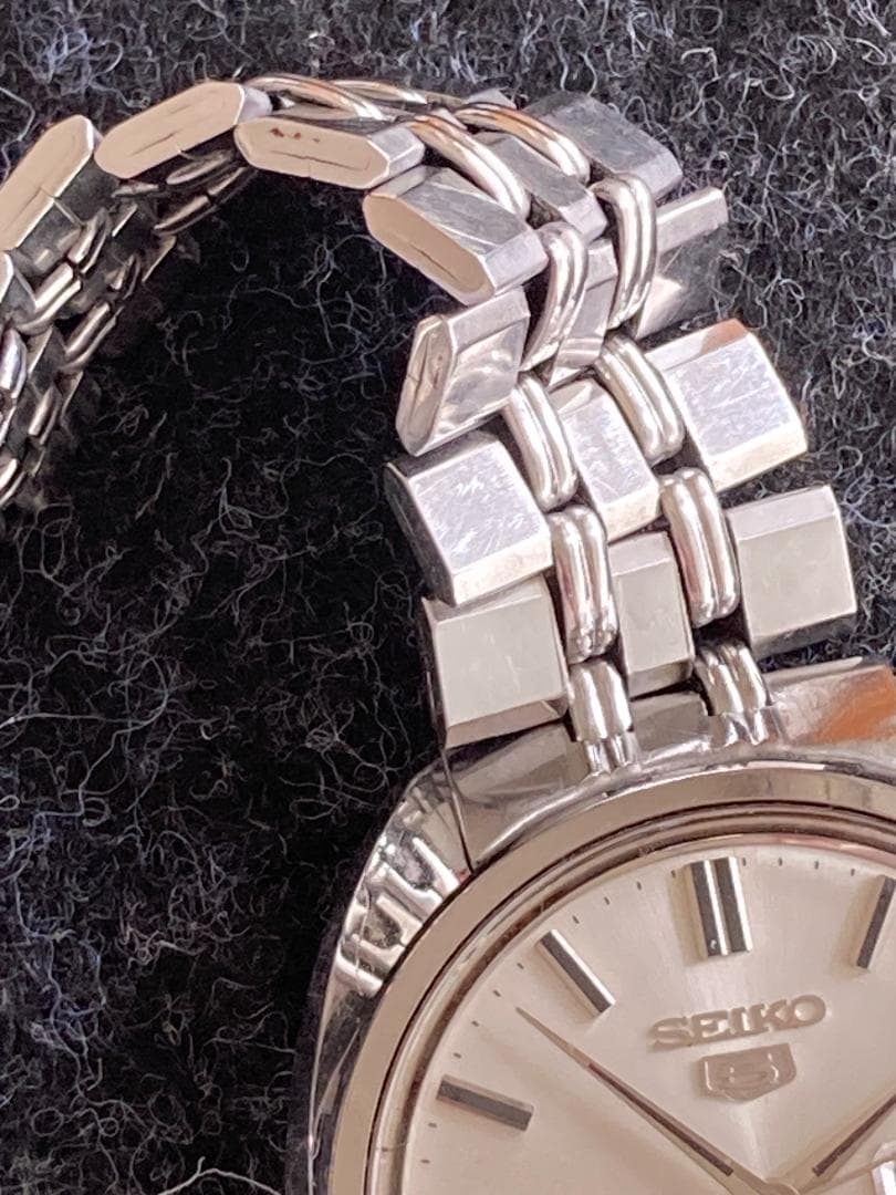 【まゆげ犬】1967 61系 SEIKO 5 DX 25石 純正ベルト