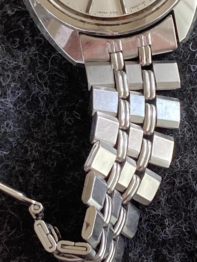 【まゆげ犬】1967 61系 SEIKO 5 DX 25石 純正ベルト