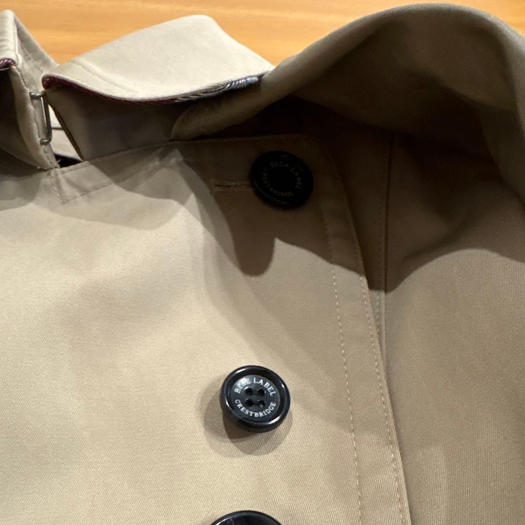 美品 ブルーレーベルクレストブリッジ　トレンチコート
