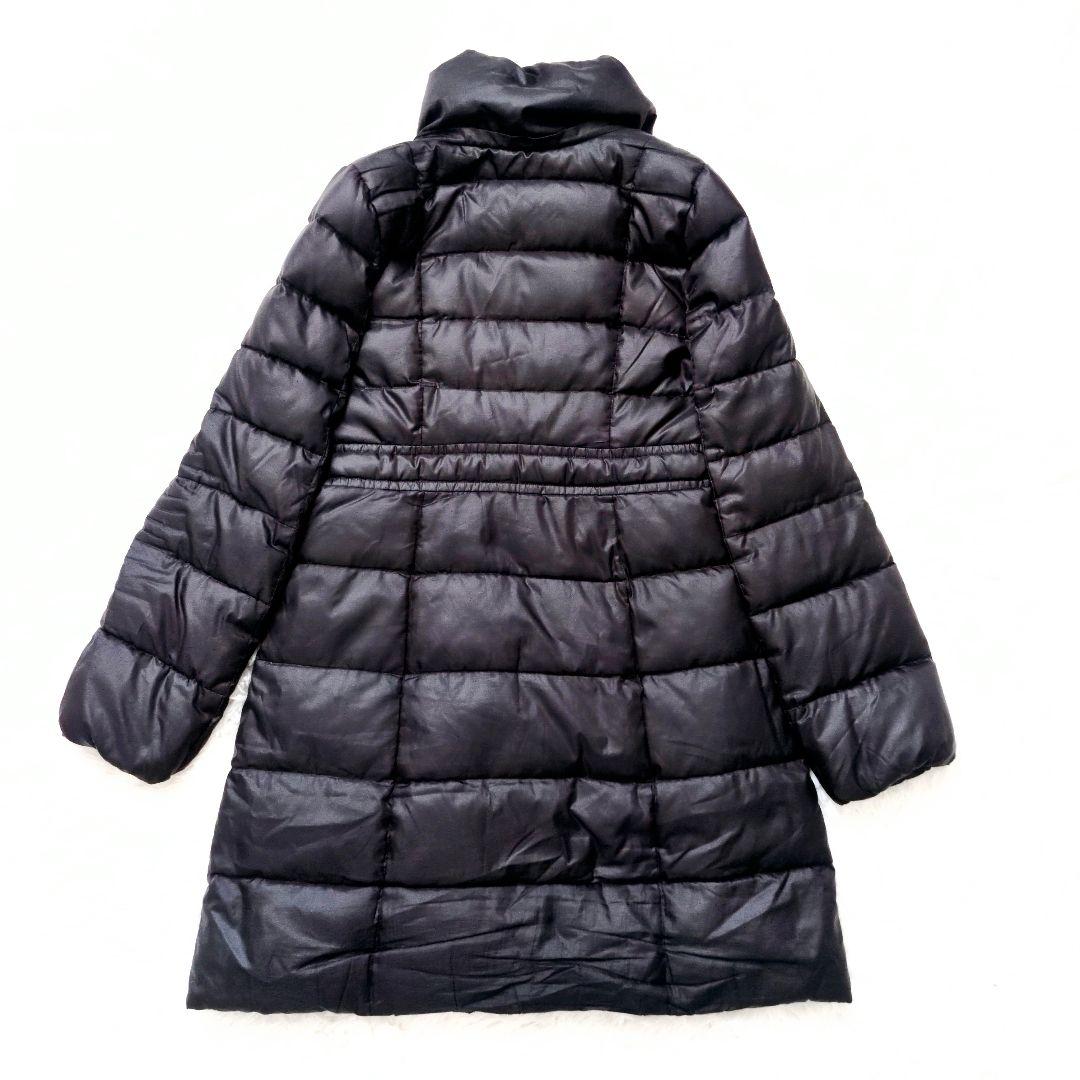 ブルーレーベルクレストブリッジ ダウンコート 赤チェック Aライン